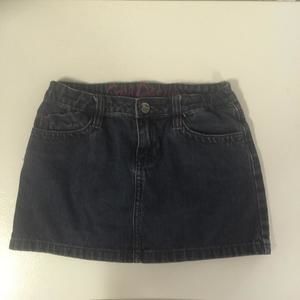 Gap Denim Skirt Adjustable Waist 14