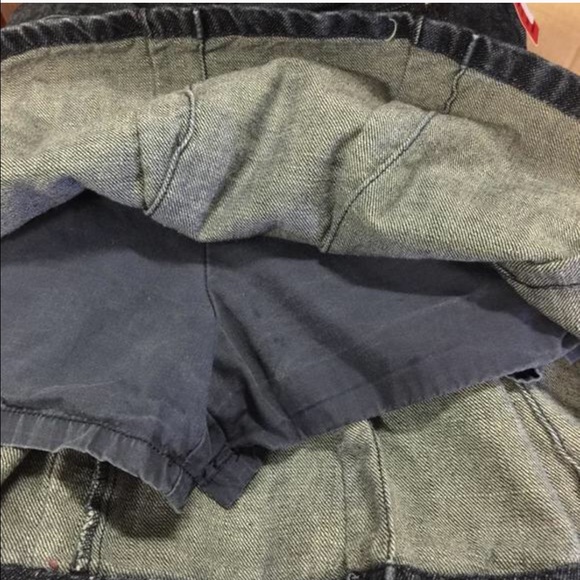 Gymboree Denim Adjustable Waist Skort Skirt 10 - Picture 3 of 3