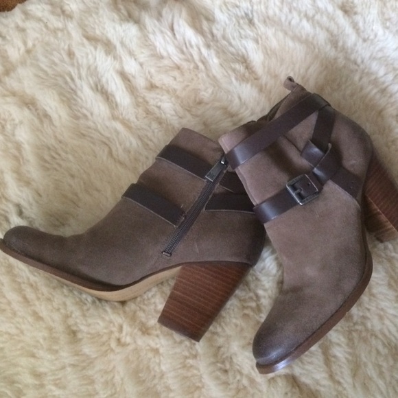 Ivanka Trump suede booties