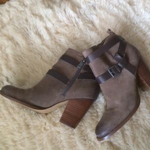Ivanka Trump suede booties