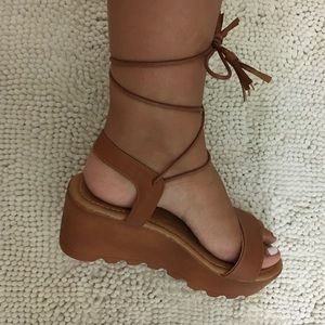 Super cute wrap wedges!