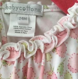 NWOT Baby Cottons floral dress
