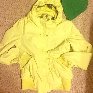 Insulated Bench hooded Funnel neck coat EUC