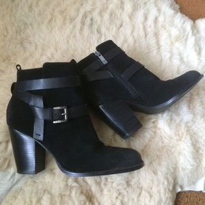 Ivanka Trump suede booties