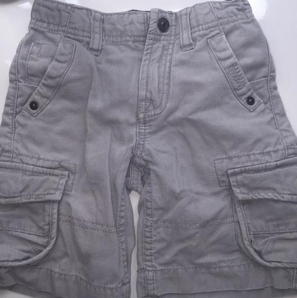 7 for all mankind cargo shorts grey