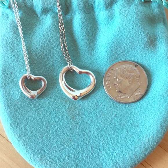 Tiffany & Co Open Heart sizes - Picture 1 of 1