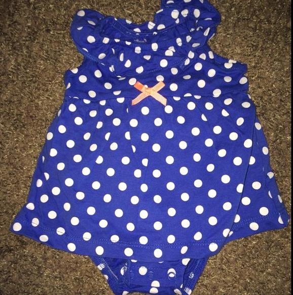 Polka Dot one piece onesie dress
