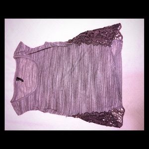 Purple Lacy Top
