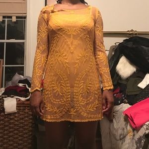 Mustard Yellow H&M dress