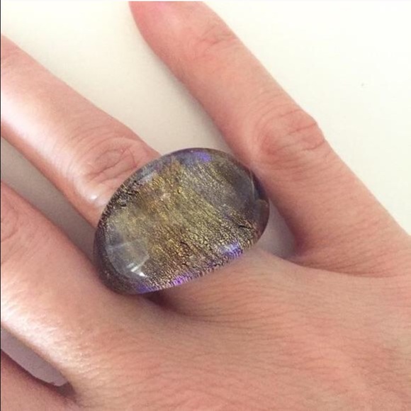 Hand Blown Glass Ring