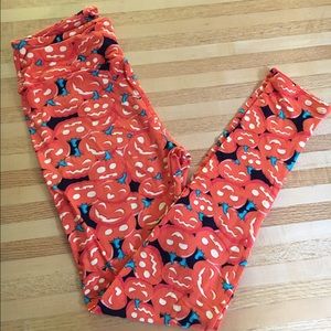 Lularoe Halloween Pumpkin One Size Leggings