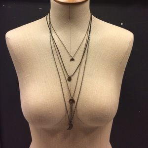 Free people layered necklace