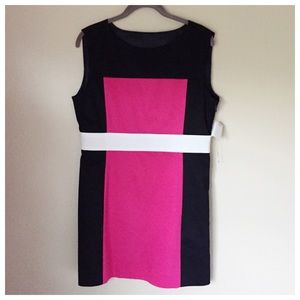Britt Ryan Color Block Shift Dress