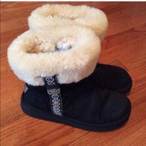 Black UGG boots