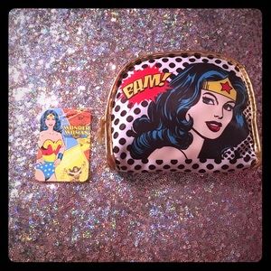 NWT Wonder Woman BAM! Cosmetic Bag