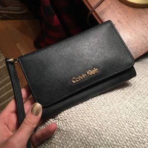 Black Calvin Klein wallet - 1 month old