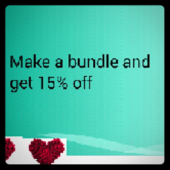 Make a bundle and get 15% off