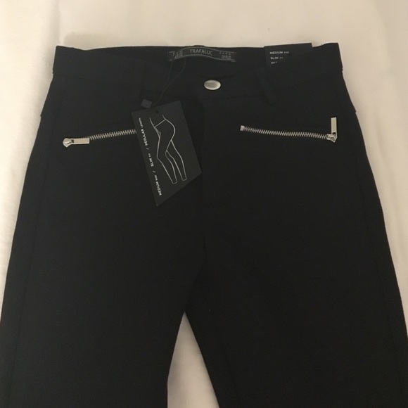 NWT Zara long black skinny pant xs