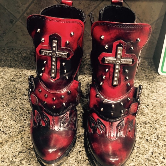 NEW ROCK BOOTS custom made Size 38. Almost new! - Picture 2 of 4