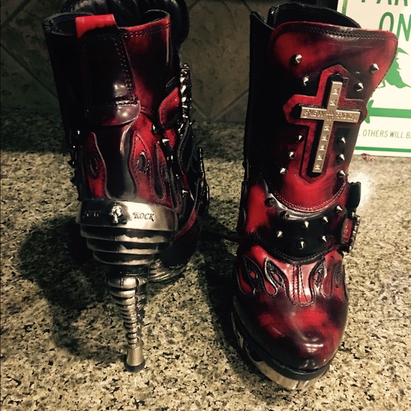 NEW ROCK BOOTS custom made Size 38. Almost new! - Picture 3 of 4