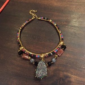 Drusy style stone