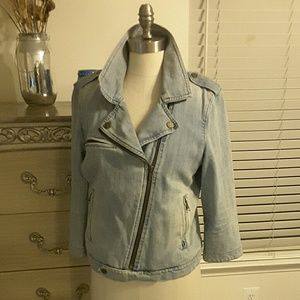 GAP DENIM MOTO JACKET