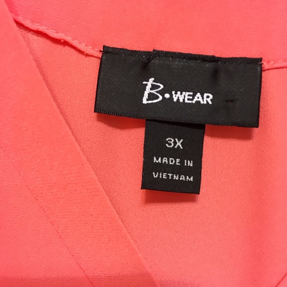 Tunic length pink blouse - Picture 2 of 3