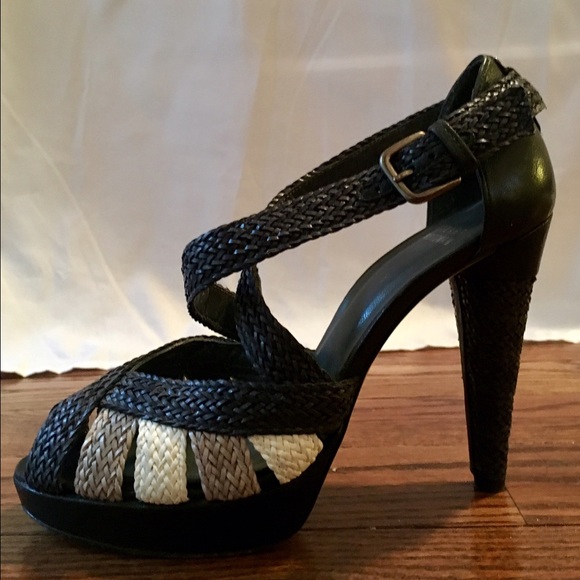 Stuart Weitzman Braided Leather Sandals