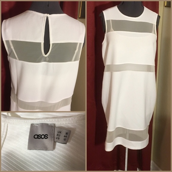 White ASOS Dress - Picture 2 of 3