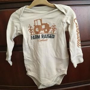 Farm-Raised Long-Sleeve Onesie