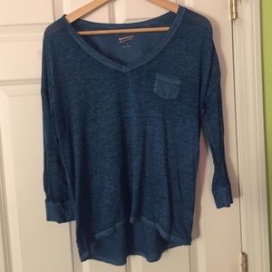Blue JC Penny long sleeve shirt