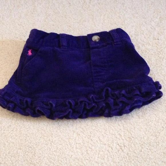 Ralph Lauren Corduroy purple skirt