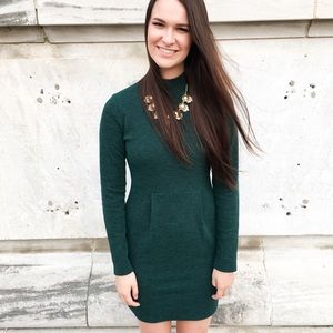 Forest Green Mini Dress