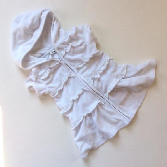 White beach cover up