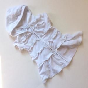 White beach cover up