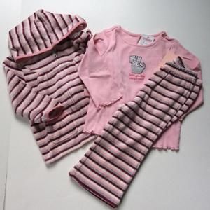 NWT Gymboree three-piece velour set