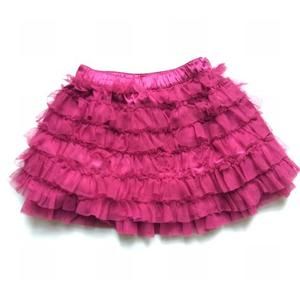 Pink tiered tutu skirt