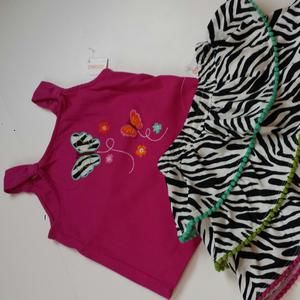 Gymboree tiered skirt set