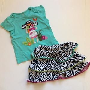 Safari skirt set size 2/18-24