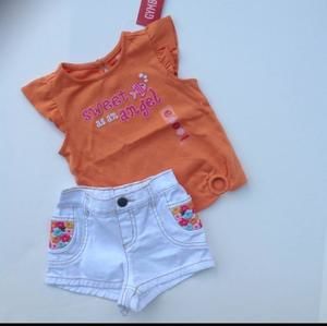 NWT Gymboree girls short set