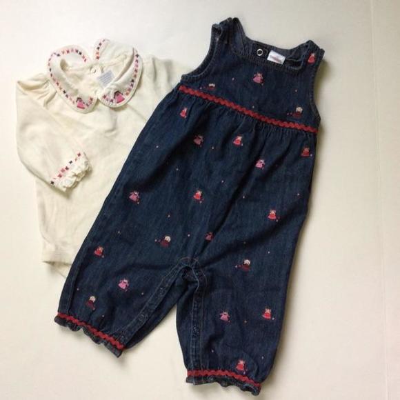 Gymboree overall set