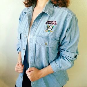 🏝VACATION SALE 90's Mighty Ducks Jacket