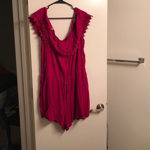 Maurices red romper
