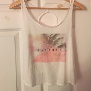 Cropped California shirt from Hollister