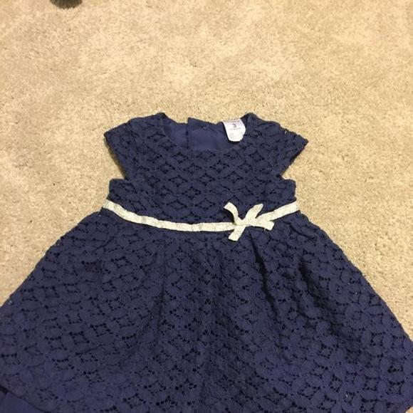 Carter's Cap-Sleeve Lace Dress - Picture 1 of 4