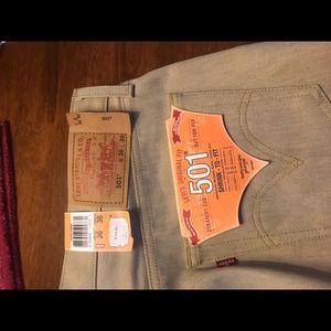 **NEW. 501 Levis Jeans. Never worn. 36x36