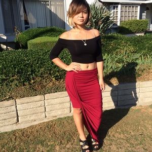 🎉HP🎉 NWOT Foreign Exchange Asymmetrical Skirt