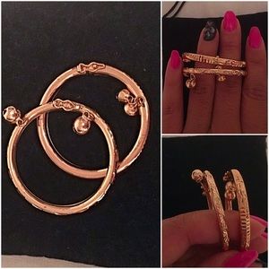 18K gold plated bangles for toddler