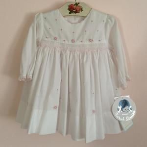 New with tags eyelet embroidered dress with underskirt size 6m