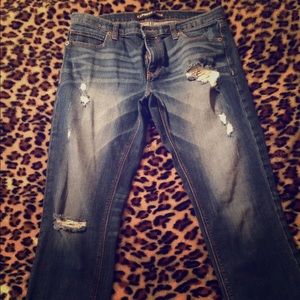 Super cute Express 'Girlfriend' cropped pants~